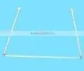 Bathroom Accessory U Shaped Aluminum Shower Curtain Rod