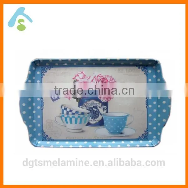 Creative New Design Melamine Tray With Handle photo-2