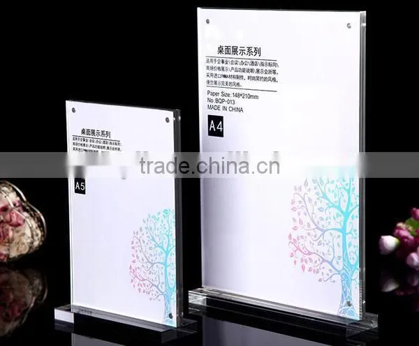 A4 Acrylic Magnet Display Photo Frame photo-4