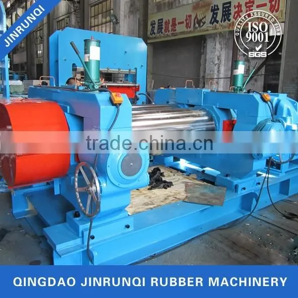 Single Shaft Driving Bearing Rolls Rubber Open Mixing Mill Machine