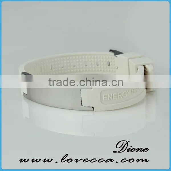 Various Colors Silicone Bio Magnetic Band Women and Man Health Energy Bracelet photo-5