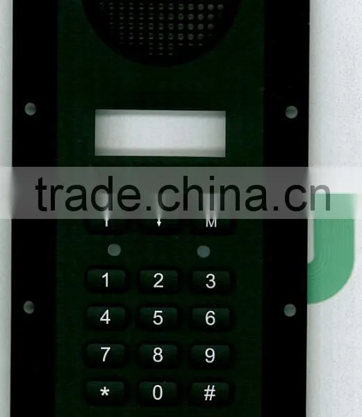 computer case front panel switches with rubber and Alu.