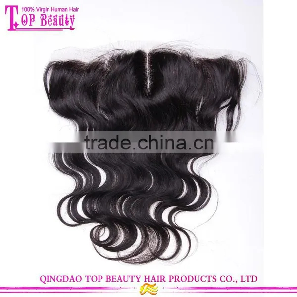 High Quality Silk Base Closures Lace Frontal Natural Wave Indian Human Hair Silk Base Closures Lace Frontal photo-2