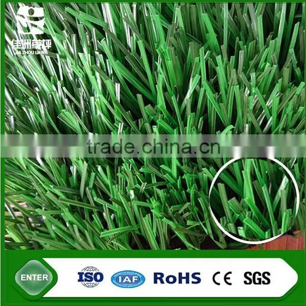 Top Quality High Standard Bicolor Soft Touching Synthetic Artificial Green Grass Wall for Futsal Football photo-4