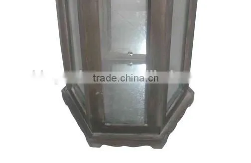 Elegant Black Wooden Lanterns Set of 3 Home Decor photo-6