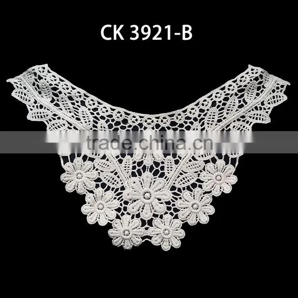 100% Cotton Fabric Fashion Embroidery Latest Women Collar Designs photo-3