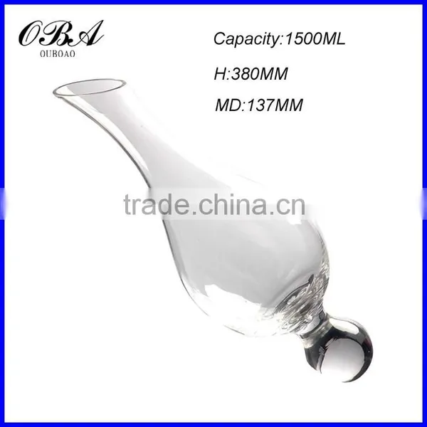 Wholesale Unique Crystal Glass Whiskey Decanters / Decanter Wine Glass for Sale photo-3