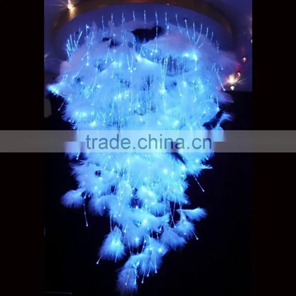 POF Fiber Optic Cable Lamp , PMMA, PC & PS Fiber Optic Chandelier photo-5