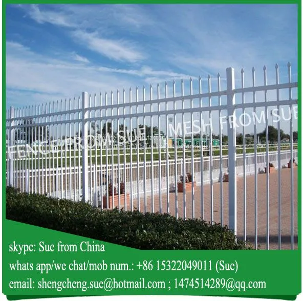 Easy Assembled Black Powder Coating Anti Rust Pool Fencing photo-2