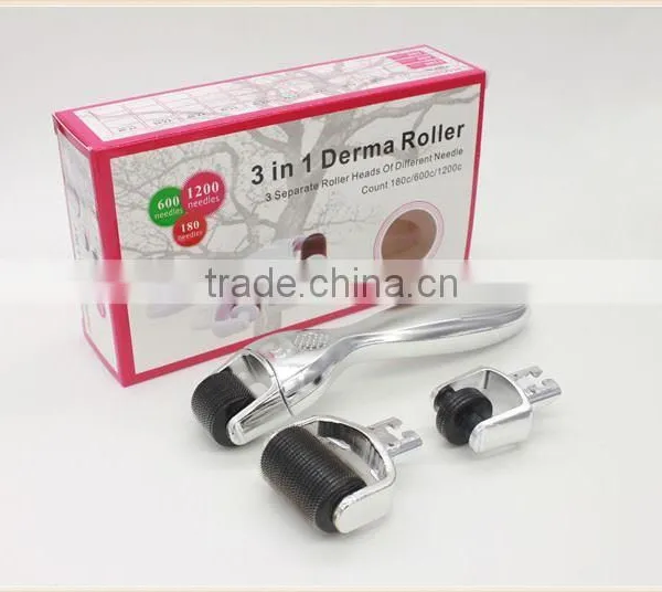 Professional 3 in 1 Derma Roller/ 1200 Needles Derma Roller/ 600 Needles Derma Roller photo-3