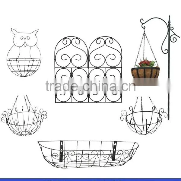 Wire Flower Basket /Metal Wire Flower Basket /Hanging Wire Flower Basket photo-3