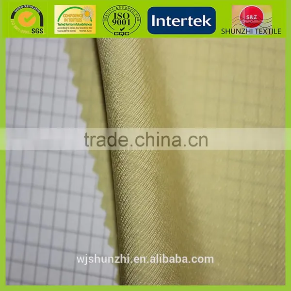 New China Supplier Light Yellow Rayon and Bylon Blended Fabric for Women's Dress