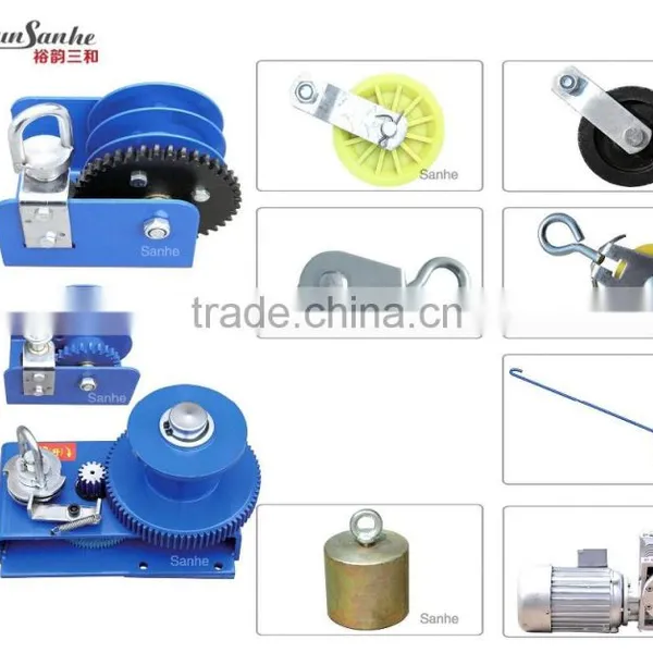 Winch and Air Inlet Accessories, Manual Winch