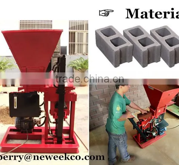 Neweek Removable Baking-free Manual Concrete Block Making Machine for Sale photo-2