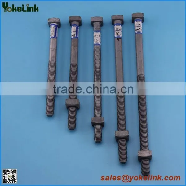 3/8''ANSI/IEEE Std C135.1 Carbon Steel Hot Dip Galvanized Machine Bolt photo-4
