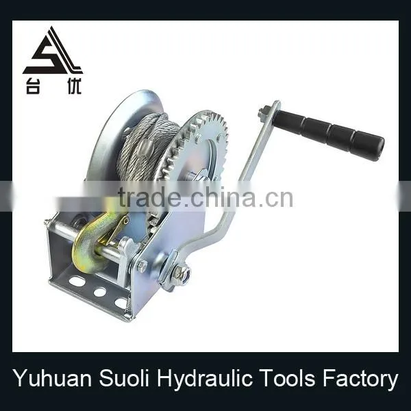 Manufacturing 1200lbs Galvanized Mechanical Tirfor Winch With Cable
