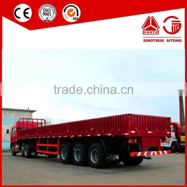 Factory Direct 3 Axle Side Panel Cargo Trailer , 40T Side Wall Semi Trailer , 3 Axles 40T Side Wall Semi Trailer photo-5