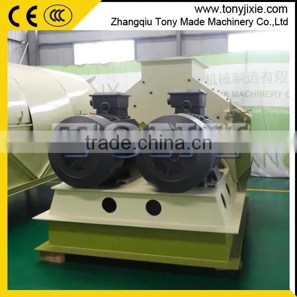 TONY Dual Shaft High Efficiency Roughage Wood Chips Hammer Mill for Sale photo-2
