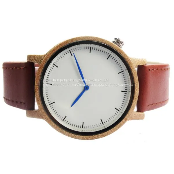 2017 New Design Red Sandal Wood and Maple Wood Ladies Watch photo-4