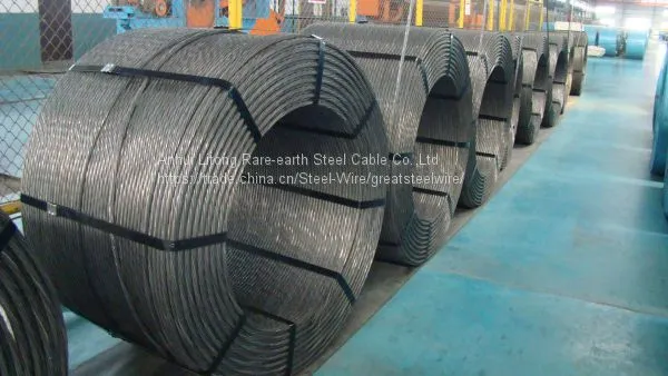 Low Relaxation PC Steel Wire Drawing Wire Type , Water Resistant Steel Strand Cable