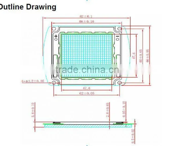 High Power uv Led Epiled Cob 200w Chip 395nm uv Led for Curing Resin photo-2