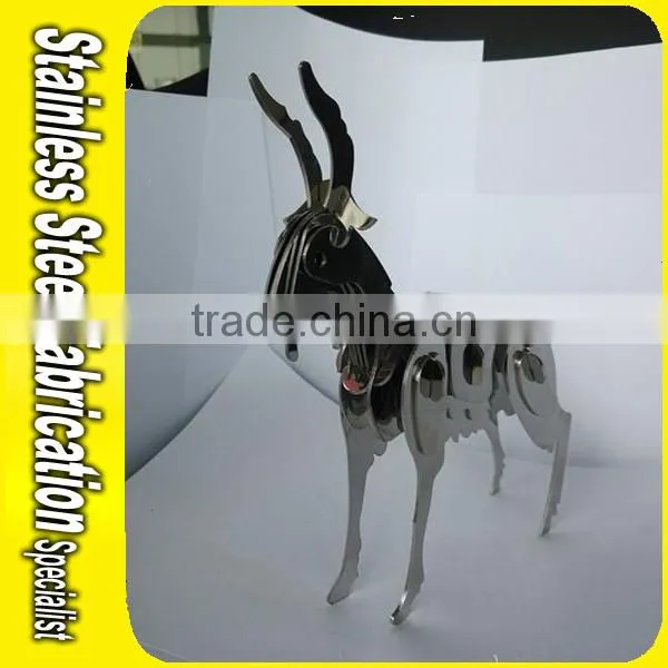 Horse Sculpture Carving Products Stainless Steel Metal Artwork Crafts photo-2