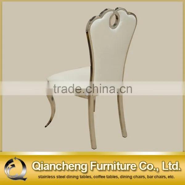 European Style Elegant White Dining Chair photo-5