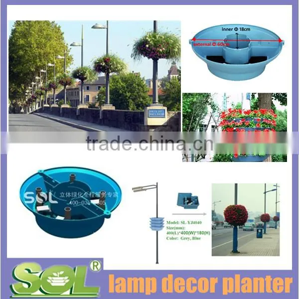 Plastic Flower Pot Vertical Garden Light Flower Pot photo-2