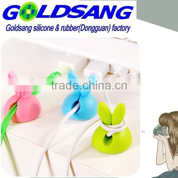 Hot Selling Rabbit Silicone Cable Holder photo-4