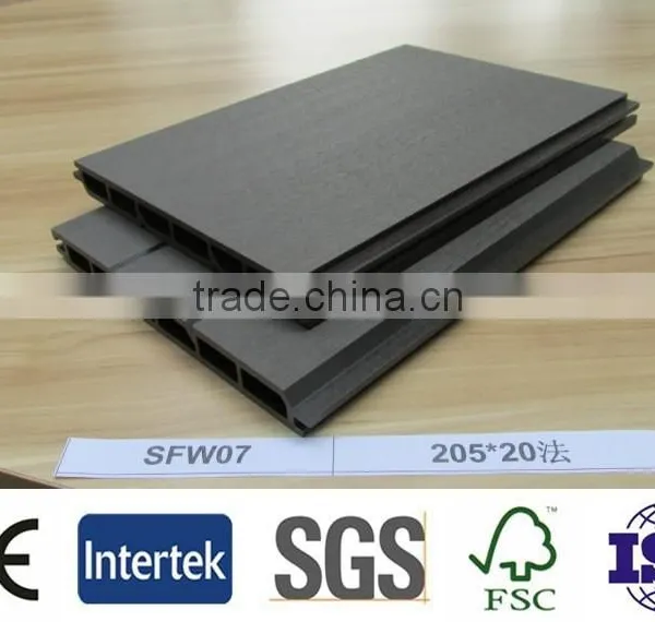 Easy Installed Wpc Wall Panel, Popular Exterior Wall Decoration, Wpc Outdoor, Wpc Decking, Flooring From China, Hot Sale. photo-3