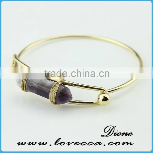 High Quality Fashion Bohemian Artificial Semi-precious Stones Turquoise Bracelet photo-2