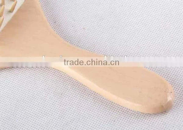 127 Holes Square Wooden Message Comb /hair Brush photo-2