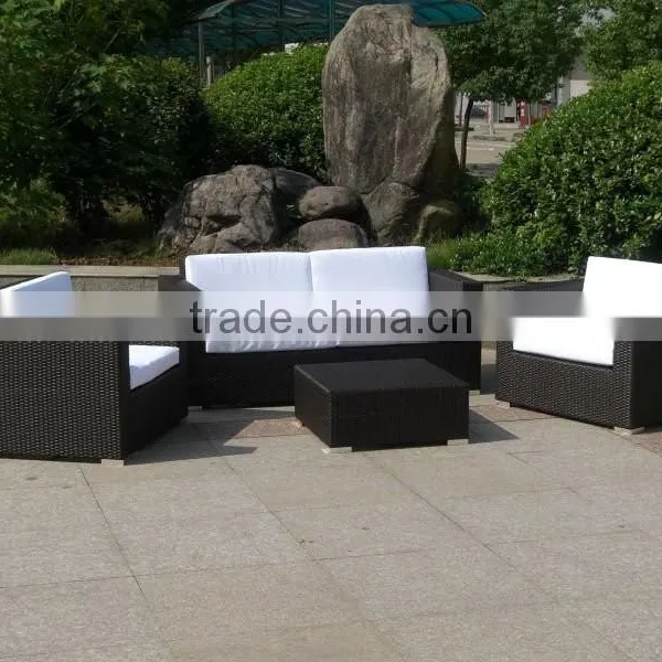 Durable PE Rattan Outdoor Furniture Aluminum Frame Sofa Set photo-3