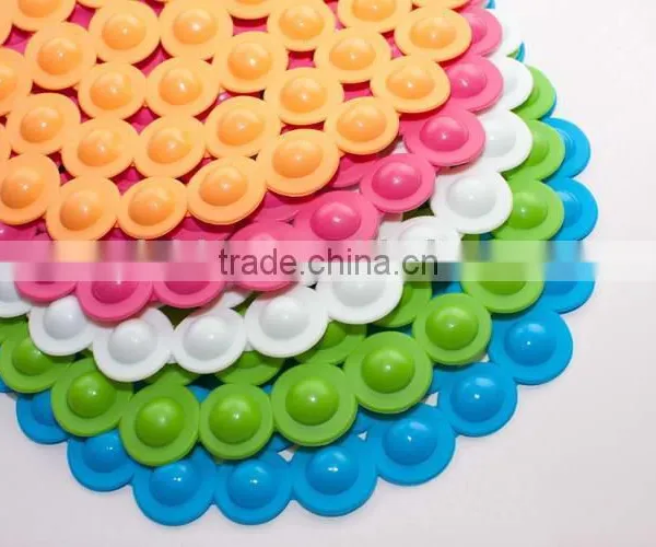 Non Toxic Leaf Texture Funny Tub Pvc Kids Plastic Bath Mats photo-4
