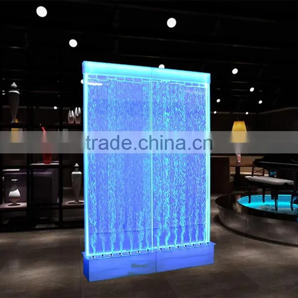 High Quality LED Vortex Acrylic Water Bubble Wall Panel Office Partitions photo-3