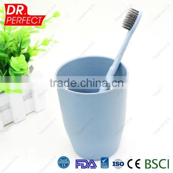 2017 the Latest Degradable Eco-friendly Wheat Straw Manufacture Large Quantity Ordered Environmental Toothbrush photo-2