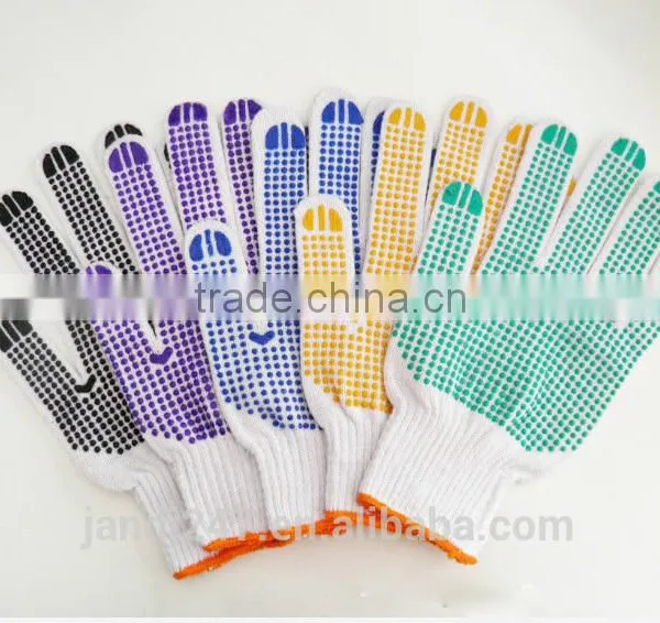 Double Side PVC Dotted Working Gloves photo-3