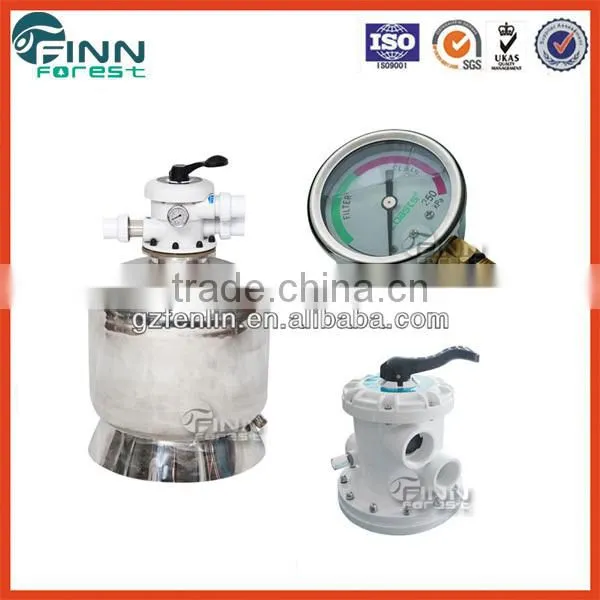 Commercial Wholesale Swimming Pool Top Mount Stainless Steel Used Sand Filter for Water Treatment photo-3