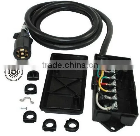 S10099 7-Way Plug Inline Trailer Cord With 7-Gang Junction Box photo-3