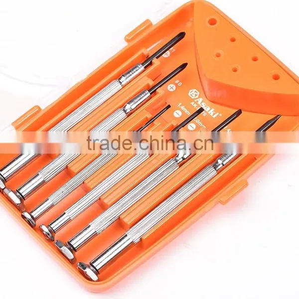 AK-9076 Professional Grade 6pcs Watch Repair Screwdriver Set photo-3
