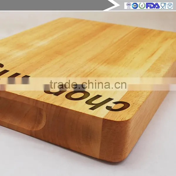 Chopping Board Super Thick Acacia Wood Chopping Block, Family Kitchen Chopping Board photo-2