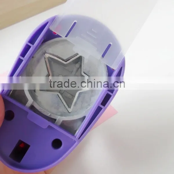Cute Type 11*6.6*8cm Hand Press Star Shape DIY Handmade Paper Hole Puncher for Kid Cut photo-6