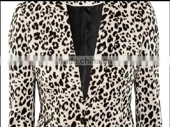 Leopard-print Ladies Formal Office Suits Suits WMSUL20150023 photo-2