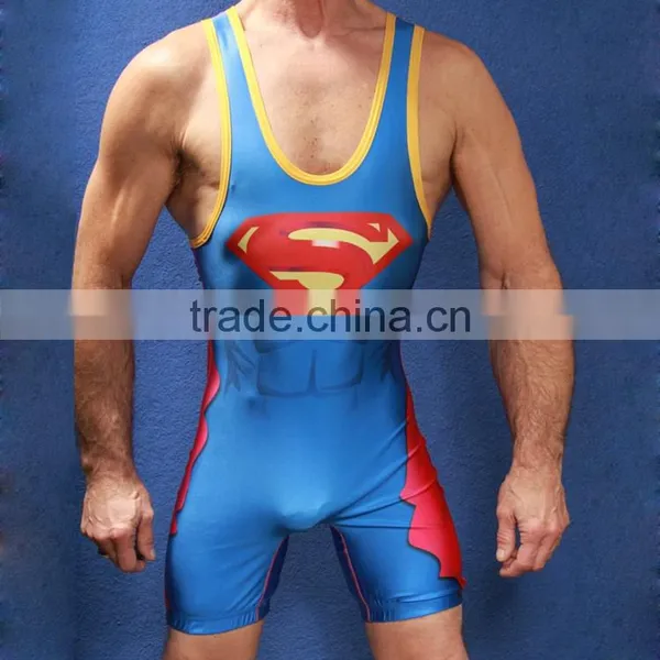 Custom New Pro Team Wrestling Top Sport Suit photo-2