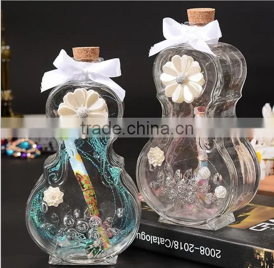 Glitter Love Heart Shape Wooden Cork Glass Wishing Bottle 2017 Best Valentine's Day Gifts for Her photo-6