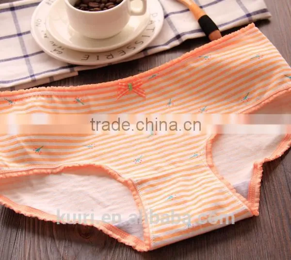 Top Quality Women's Cotton Briefs High Waist Panties Cotton Underwear Cute Girl Lingerie Breathable Underpants EA3 photo-3
