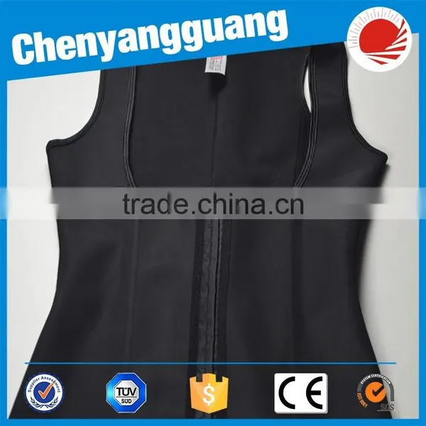 CYG-black Over Bust Trainer Lady Waist Cincher With Strap photo-6