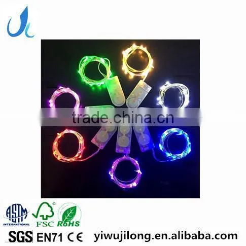 2M 20 LEDs Mini Led String Lights With Cr2032 Batteries for Holiday Party