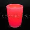 Electronic Red Plastic 4inch 6inch Plastic LED Candles With Timer 4.5V