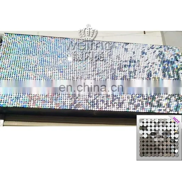 2017 Glitter Sequin Panel Air Moving Billboard Advertising photo-3
